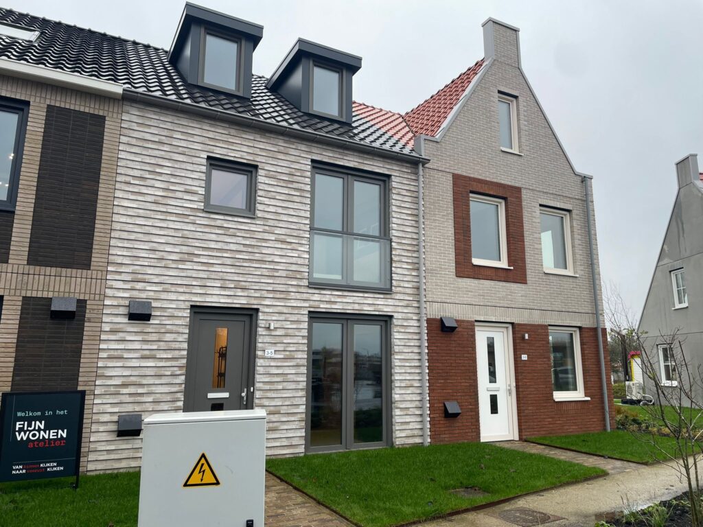 Prefab construction at Fijnwonen